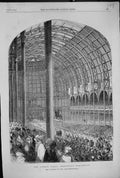 Old 1853 Dublin Great Industrial Exhibition Opening Lord-Lieutenant O Victorian