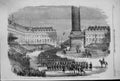 Antique Print 1859 Paris Fetes Army Italy Emperor Place Vendome War Siers 19th