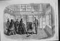 Old Antique Print 1860 Empress Eugenie Sir Walter Scott Study Abbotsford 19th