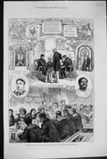 Old 1877 Christmas Poor Jack Seamens Hospital Greenwich Nurse Dreadno Victorian