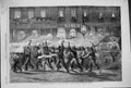 Old 1858 Nibolo'S Theatre Torchlight Procession New York Firemen Fire Victorian