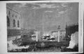 Old 1866 Festivities Venice Fireworks Illuminations Piazzetta Italy G Victorian