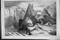 Old Antique Print 1857 Volcanic Crater Saian Mountains Mongolia Atkinson 19th