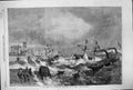 Antique Print 1861 Storm Sea Gale Ship Wrecks Kingstown Bay Dublin Ireland 19th