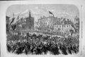 Old 1866 Musical Festival Norwich Procession Royal Party Through Mark Victorian