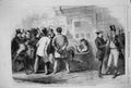 Old 1861 War Excitement New York Scene Fire-Engine House News America Victorian