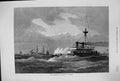 Antique Old Print 1873 War Ship H.M.S. Devastation Valorous Portland Fine Art