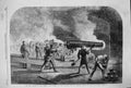Antique Print 1861 Main Battery Fort Sumter Guns Moultrie Channel War Siers
