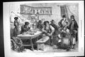 Old 1873 Scene Spain Tavern Suburbs Madrid Public House Playing Card Victorian