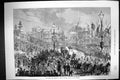 Old 1873 Scene Prince Wales Bolton England Procession Arrival Townhal Victorian