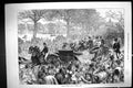 Old Antique Print 1873 Scene Queen Victoria Visit Park London Procession 19th