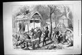 Old 1873 Vienna Universal Exhibition Japanese Workmen Building Villag Victorian