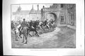 Antique Print 1889 Queen Sandringham Gentlemen Norfolk Hunt Saluting Wright