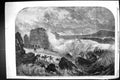 Old 1861 Storm Kingstown Bay Dublin Ireland Loss Captain Boyd Ship Wr Victorian
