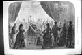 Original Old Antique Print 1873 Lying State Dead Body Coffin Emperor Napoleon