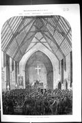 Old 1873 Funeral Service Emperor Napoleon St. Mary'S Chapel Chiselhur Victorian