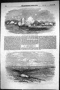 Old 1854 Valorous Ship Russian Steamers Shelling French Camp Sebastop Victorian