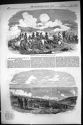Old 1854 Bombardment Sebastopol War General Lacy Batteries Austrian S Victorian