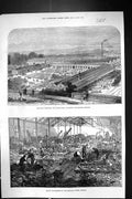 Old 1874 Britannia Ironworks Agricultural Manufactory Bedford Ploughs Victorian