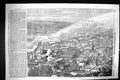 Antique Old Print 1856 Bird'S Eye View Town Balaclava Ships Harbour Crimea 19th