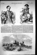 Old 1855 Cossacks Prince Bebutoff Russian Commander-In-Chief Asia Del Victorian