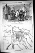 Old 1855 Soyer Camp Bivouac Kitchen Crimea War Rokeby Pelissier Plan Victorian