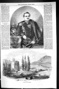 Antique Print 1856 Portrait Lieutenant-General Liprandi Tchorgoun Tchornaya