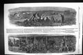 Old 1858 Epsom Horse Racing Bivouacking Downs Irish Hotel Derby Sport Victorian