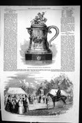 Old 1858 Royal Yacht Squadron Regatta Emperors Cup Hampstead Park Gra Victorian