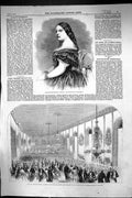 Old 1860 Madame Enderssohn Ball Townhall Oxford Widows Railway Compan Victorian