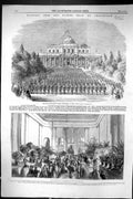 Old 1860 Military Fete Flower Show Cheltenham Rifle Volunteers Pitvil Victorian