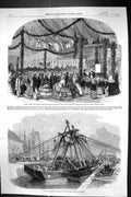 Old 1858 Prince Albert Foundation Victuallers Asylum Lock India Docks Victorian