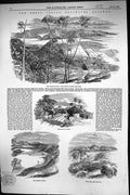 Old 1854 Indian Peninsula Railway Sion Hill Byculla Station Eastern T Victorian
