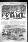 Old 1856 Bear Hunting Russia Pig Sticking Bombay Presidency India Spo Victorian