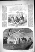 Old 1867 Her Majesty Mail Cart India Scene Love Holborn Theatre Ship Victorian