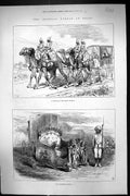 Old 1877 Imperial Durbar Delhi India Viceregal Howdah Camels Carriage Victorian