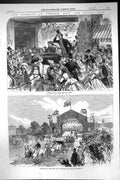 Old 1866 Marriage Princess Mary Prince Teck Throwing Slipper Departur Victorian