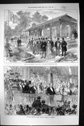 Old 1873 Vienna Exhibition Royal Commissioners House Lord Chancellor Victorian