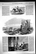 Old 1857 Cashmere India Tartar Ladak Yarkund Pony Temple Islambad Pra Victorian
