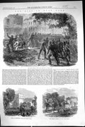 Old 1866 Steam Road Roller Hyde Park London Nasir-Ud-Deen Shah Persia Victorian