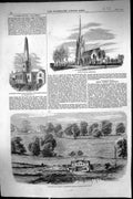 Old 1860 Christ Church Hampstead Caythorpe Finchley Road Railway Stat Victorian