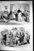 Old Print 1866 Scene Prince Wales Theatre Japanese Siers European Costum 19th