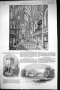 Old 1849 Chapel Royal Dublin Viceregal Lodge Phoenix Park Blarney Cas Victorian