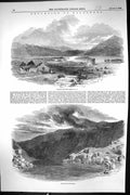 Old 1849 Aghadoe Bishop'S Pulpit Devil'S Punch-Bowl Killarney Ireland Victorian