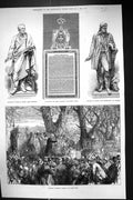 Old 1874 Statue Balfe Theatre Harry Jones Wilson Naturalist Hospital Victorian