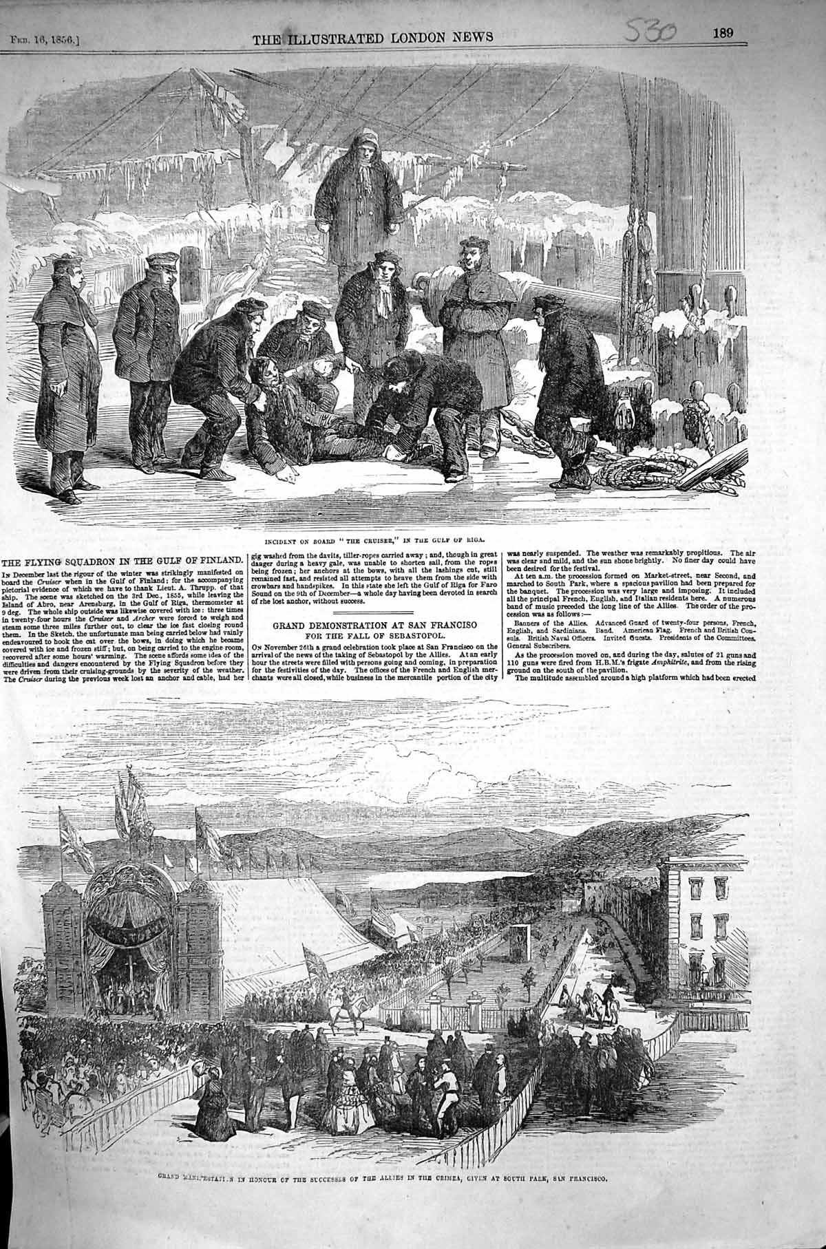 Old 1856 Ship Cruiser Gulf Riga South Park San Francisco Demonstratio Victorian