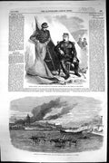 Old Antique Print 1855 General Bosquet Crimea War Siers Sebastopol Battle 19th