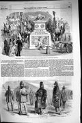 Old 1854 Grand Military Trophy Birmingham Winter Clothing Troops Crim Victorian
