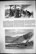 Old 1878 Fort Batoum Ships War Turkey Russia Woolwich Dockyard Clothe Victorian