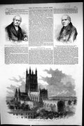 Old 1856 Gloucester Cathedral Architecture Rear-Admiral John Ross Yar Victorian